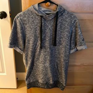 Mens Adidas Short Sleeve Hoodie